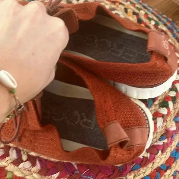 Cole Haan Grand Zero orange  rust shoes - Picture 4 of 7